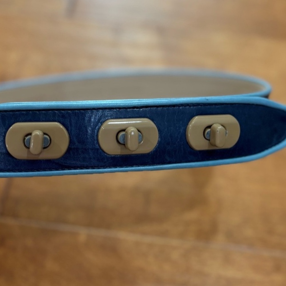 Cynthia Rowley Black and Blue Belt
